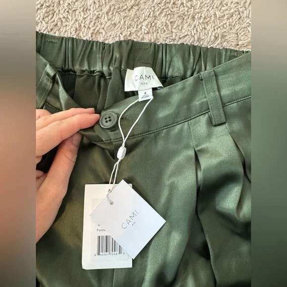 REVOLVE Cami Nyc Womens Davina Wide Leg Pant ROSEMARY SIZE 4 - Picture 6 of 8